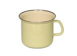 Pentola Riess Con Bordo Cromato Ø16Cm 2L Smalto Giallo Pastello