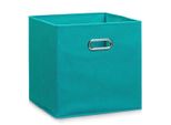 Zeller Box Furore Petrol Wht 32X32X32 Cm Turchese