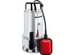 Pompa Per Acque Reflue Einhell GC-DP 1020 N , Potenza 1000 W, Portata Massima 18000 L/H, Prevalenza Massima 9 M
