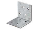 Alberts 846442 Raccordo Angolare, Zincato Sendzimir, 40 X 40 X 40 Mm, Set Da 50