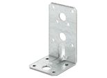 Alberts 859237 Connettore Angolare Per Carichi Pesanti Con Bordino, Zincato Sendzimir, 90 X 50 X 50 Mm, Set Da 50
