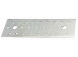 Alberts 847234 Piastra Forata, Zincata Sendzimir, 200 X 60 Mm, Set Di 25 Pezzi