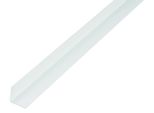 Alberts 479237 Profilo Angolare, Plastica, Bianco, 1000 X 20 X 20 Mm