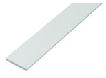 Alberts 479404 Barra Piatta, Plastica, Bianca, 1000 X 25 X 2 Mm