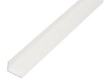 Alberts 479275 Profilo Angolare, Plastica, Bianco, 1000 X 40 X 10 Mm