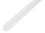 Alberts 479251 Profilo Angolare, Plastica, Bianco, 1000 X 25 X 25 Mm