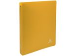 Raccoglitore Ad Anelli Exacompta Pp 700µ 4 Anelli 30Mm Dorso 40Mm A4 Extra Largo Giallo