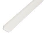 Alberts 485856 Profilo Angolare, Plastica, Bianco, 1000 X 25 X 15 Mm