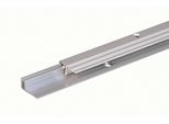 Alberts 487188 Profilo Terminale Pro, Alluminio, Anodizzato Argento, 900 X 22 Mm