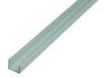Alberts 475192 Profilo A U, Alluminio, Anodizzato Argento, 1000 X 22 X 20 X 15 Mm