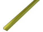 Alberts 471538 Profilo Angolare, Ottone, 1000 X 20 X 10 Mm