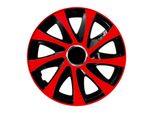 Nrm | Puklice Quad 16" Rosso E Nero 4 Pezzi"