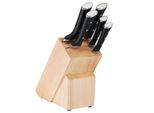 Tefal Ice Force K232S5 Blocco Coltelli Da Cucina 6 Pezzi K232S5, Blocco Coltelli/Posate, Acciaio Inox, Abs, Acciaio Inox, Acciaio Inox, Legno