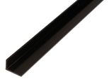 Alberts 479022 Profilo Angolare, Plastica, Nero, 1000 X 20 X 10 Mm