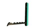Appendiabiti Pieghevole, Gancio Pieghevole Nero, Anello In Silicone Verde