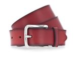 Vanzetti Pelle Cintura Classics 35Mm Belt W80 Red Rosso