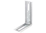 Alberts 866259 Staffa Di Regolazione, Angolo Di 90°, In Rilievo, Con Foro Asolato, Zincata Sendzimir, 70 X 100 X 30 Mm, Set Da 50