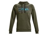 Under Armour Felpe Rival Fleece Signature Hoodie, 1366363390, Taglia: 173