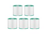 5x Trade-Shop Aktivkohle Luftfilter für Dyson TP02 Pure Cool Link Filter Dyson TP03 TP00 AM11 Luftreiniger Ersatzteile / Luftreiniger