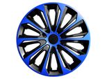 Nrm Strong Duo Copriruota Per Cerchi In Acciaio Set Di 4 Blu/Nero 16""