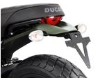 Porta Targa Zieger Classic Compatibile Con Ducati Scrambler 800 Bj 2015-17