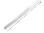 Alberts 488369 Barra Piatta, Autoadesiva, Alluminio, Design Cromato, 1000 X 30 X 2 Mm