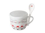 Tazza Natalizia Jumbo Con Coperchio E Cucchiaio Monti, 600 Ml