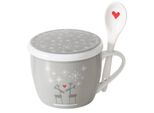 Tazza Natalizia Jumbo Con Coperchio E Cucchiaio Lovelies, 600 Ml