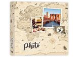 Zep AD3132L Album Fotografico Autoadesivo 31X32 Cm Motivo Viaggio 50 Pagine