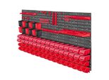 Kadax Pannello Porta Attrezzi Da Parete 156X78Cm 97 Pezzi Scatole Per Officina E Garage