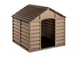 VidaXL Hundehütte Braun PP Hundehaus Hundehöhle Hundebox 86 cm, 84 cm, 82 cm