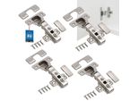 Kotarbau® Set Di 4 Cerniere Per Mobili Cerniera Interna Soft Close Idraulica Mini Cerniera Cerniera Automatica Cerniera A Tazza Cerniera Per Armadio Cerniera Pieghevole