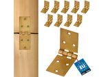 Kotarbau® Cerniera Per Cassa 100 X 35 Mm 10 Pezzi Cerniera Per Tavolo Arrotolata Cerniere Per Mobili Cerniera Per Mobili Zincata Cerniera Per Porta Cerniera Per Porta Cerniera Per Cassa Cerniere Per Armadio