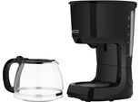 Ecg Kp 2116 | Caffettiera A Goccia | Funzione Di Mantenimento Della Temperatura |1,25L | Possibilità Di Preparare Il Tè | 750W | Nero |
