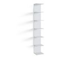 Vicco Scaffale A Muro Per Bambini Paolo, 30 X 190 Cm Con 6 Scomparti Aperti, Bianco