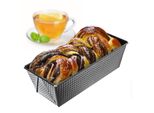 Kadax Teglia Rettangolare Per Pane "Ellos"", Tortiera Con Strato Antiaderente, Teglia Da Forno, Nera, 25 Cm"