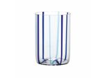 Bicchiere Tirache Zafferano In Vetro Borosilicato Bicolore Acquamarina-Blu Box 6 Pezzi