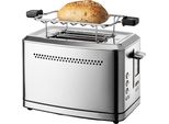 SOLIS OF SWITZERLAND Toaster Flex Toaster, grau (edelstahl), B:18cm H:19cm T:27cm, Toaster