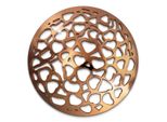 Amello Coins Rose 30 Mm Acciaio Inossidabile Placcato Oro Coin Hearts Domed Ladies ESC526E