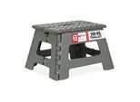 Sgabello Pieghevole Relaxdays Pieghevole M Grigio Chiaro Set Di 2