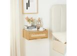 Mensola A Muro 'Ljuredsø' Con Cassetto 40X30X16,5 Cm Rovere