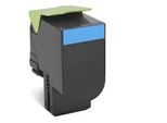 Lexmark 702C R Cartuccia Toner 1 Pz Originale Ciano
