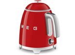 SMEG Wasserkocher KLF05RDEU, rot, B:20cm H:20cm T:15,2cm, Wasserkocher