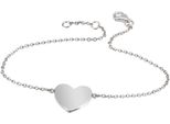 Armband Firetti "Schmuck Geschenk Silber 925 Armschmuck Armkette Herz", Silber (Silberfarben), ArmbäNder, Damen, 18Cm, Silber 925 (Sterlingsilber), Armband