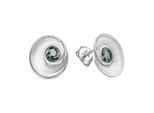 Paar Ohrstecker Celesta, Silber (Silbergrau, Blau), Ohrringe, Damen, One-Size, Silber 925 (Sterlingsilber)