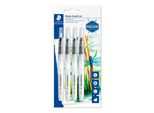 Staedtler 949-SBK4-C Set Di Spazzole Per Serbatoi D'acqua Staedtler Design Journey, Confezione Blister Da 4 Pz