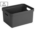 Sunware Sigma Home, Contenitore In Plastica, Colore: Antracite 32L
