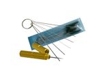 Set Di Pulizia Wiltec Da 12 Pezzi Per Pistole Per Aerografo, Con Spazzole Di Pulizia Ø 3-7 Mm, Aghi Per Ugelli, Ago Di Pulizia, Accessori Per La Pulizia Dell'aerografo