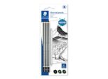 Staedtler 100C SBK4 Staedtler Matita Carboncino Mars Lumograph Carboncino, Blister Di 4 Pezzi