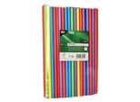 Papstar 88481 100 Papstar Strohhalme Pure Farbsortiert